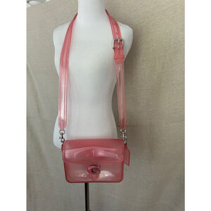 Coach Pink Clear Crossbody Bag